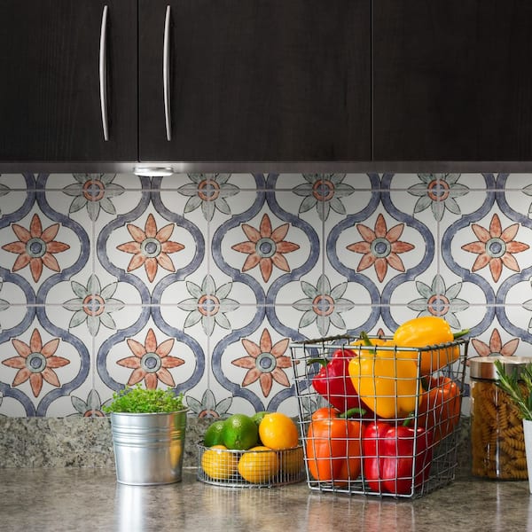 Bourges Arco 7-7/8 in. x 7-7/8 in. Ceramic Wall Tile (11.0 sq. ft./Case)