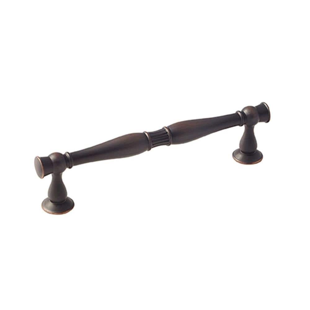 Crawford 5-1/16 in. (128mm) Traditional Oil-Rubbed Bronze Bar Cabinet Pull