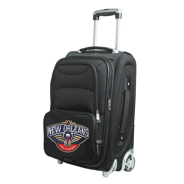Denco NBA New Orleans Pelicans 21 in. Black Carry-On Rolling Softside Suitcase