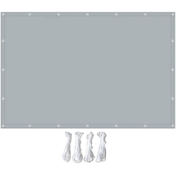 9 ' 9 x13' Waterproof Shade Cloth with Grommets Multifunctional Awning Sunshade Tarp for Outdoor Garden Patio Camping