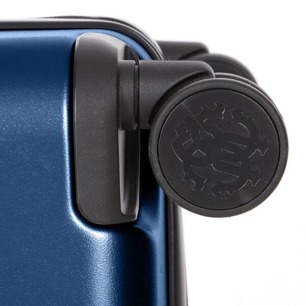 J&V TEXTILES Roberto Cavalli Luxury 3-Piece Navy Expandable Hard