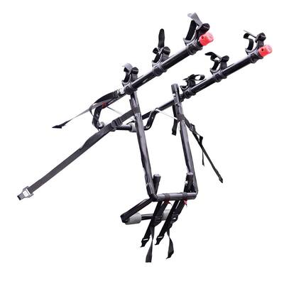 100 lbs. Capacity 3-Bike Trunk Mounted Vehicle Bike Rack