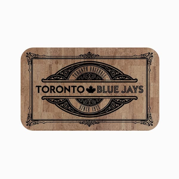 FANMATS MLB Toronto Blue Jays 18 in. x 30 in. Cork Comfort Mat