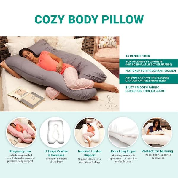 Bolster Body Hug Pillow for Side Sleepers
