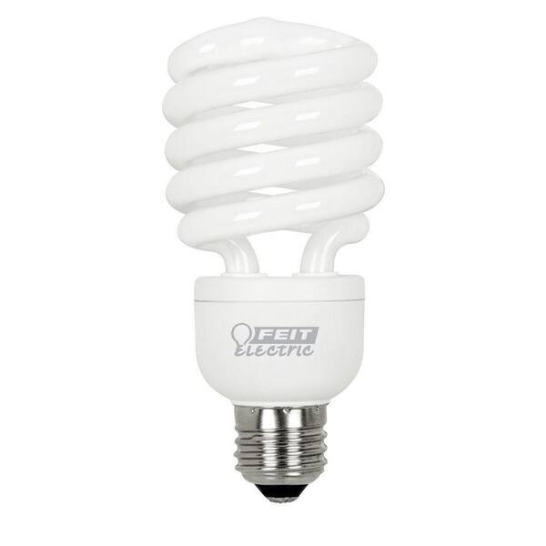 Feit Electric 100W Equivalent Soft White (2700K) Spiral Dimmable CFL Light Bulb (12-Pack)