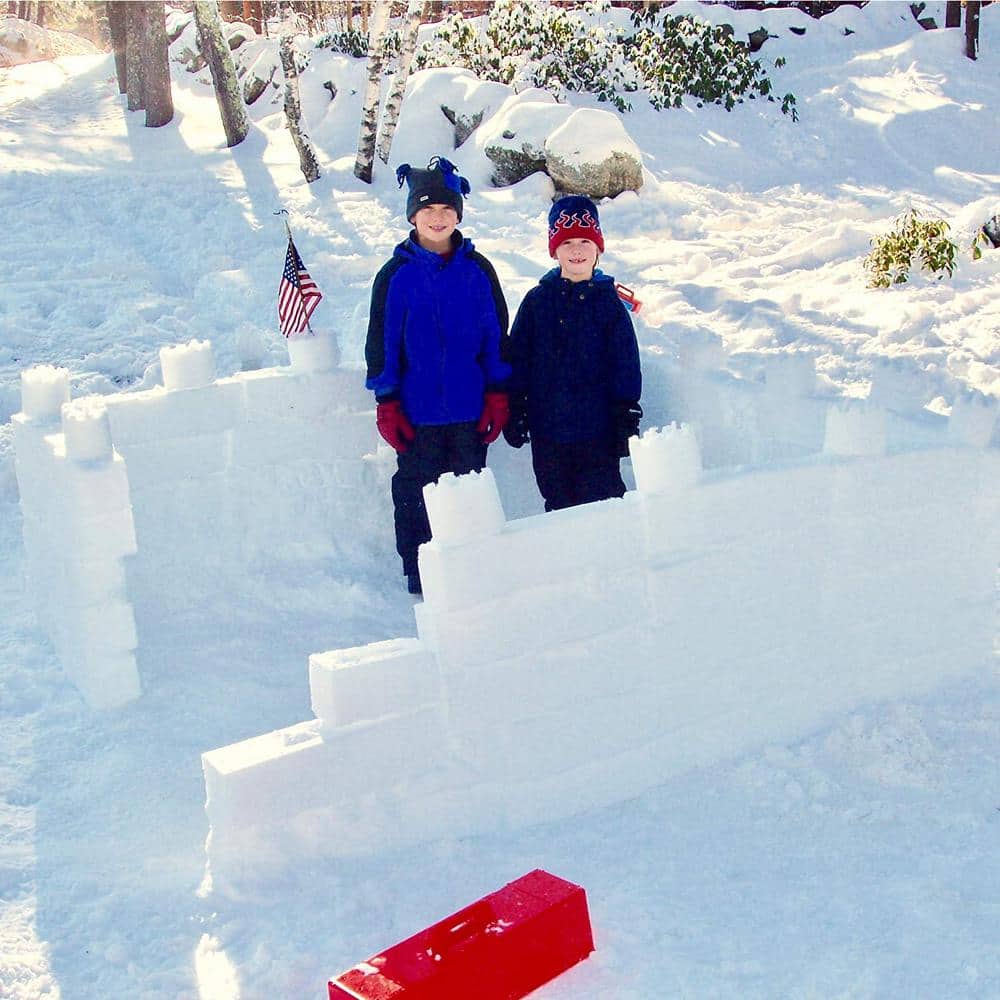 Snow Castle Kit 3 Pc Winter Snow and Beach Sand Fort Building Set