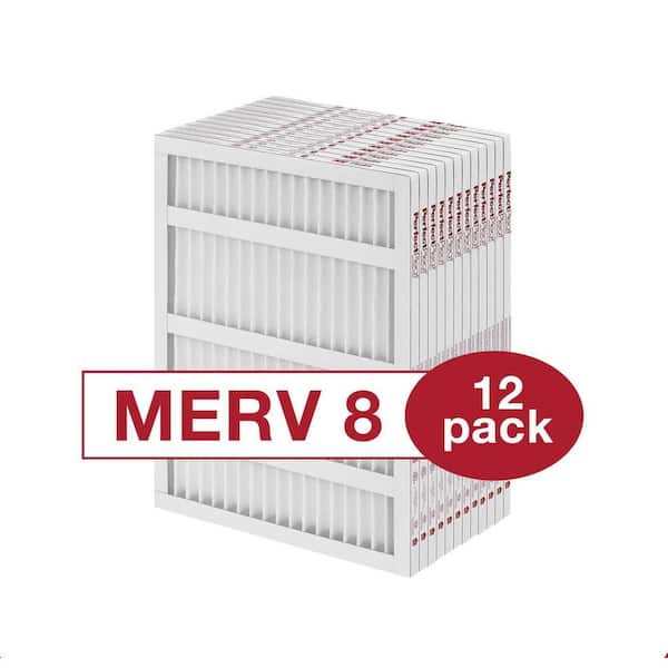 16 in. x 20 in. x 1 in. Perfect Pleat MERV 8 Self-Supporting Pleated Air Filter (Case of 12)