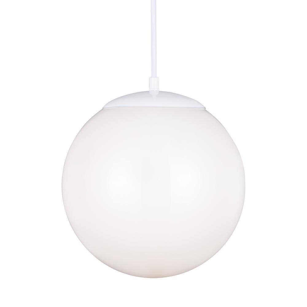 white ball light fitting