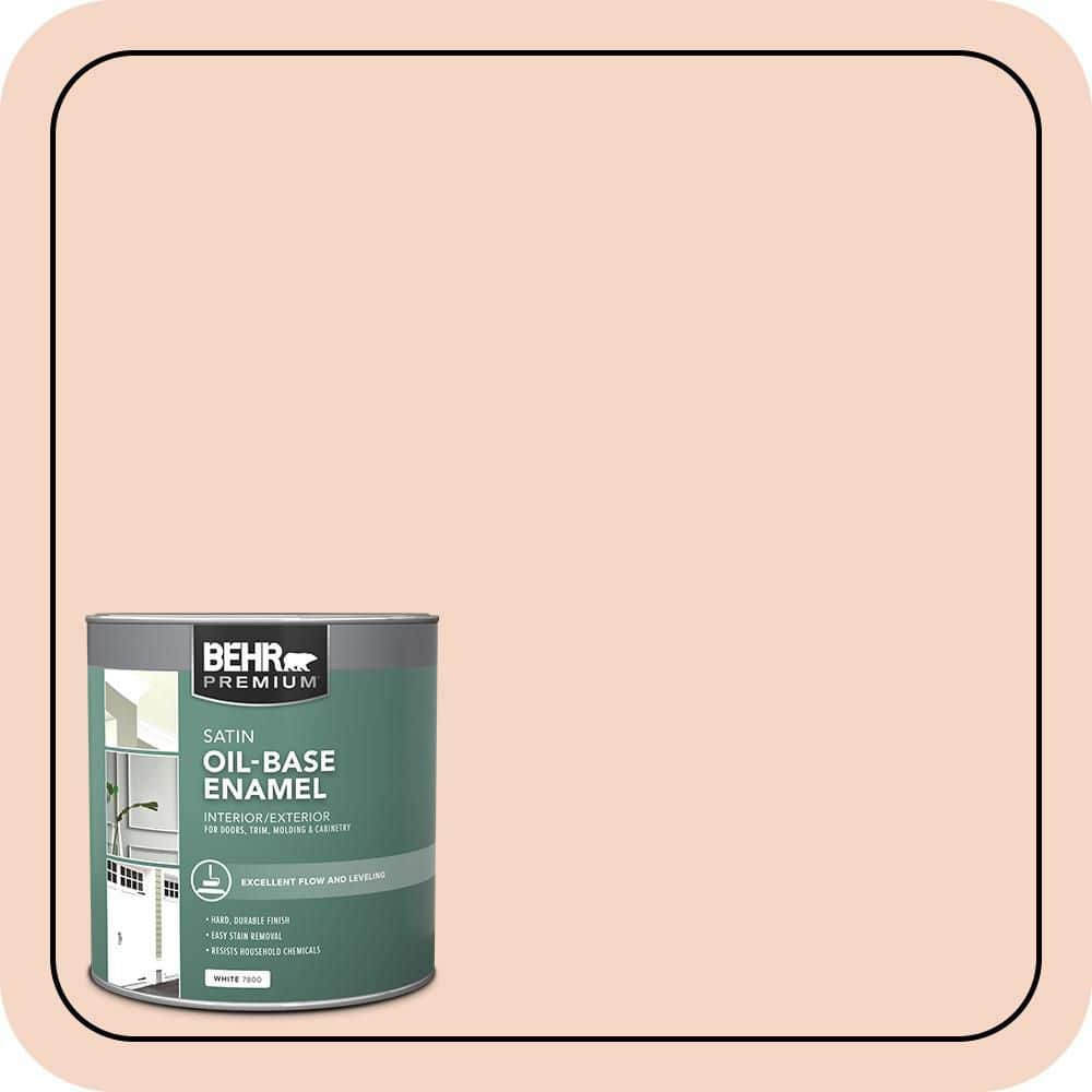 1 qt. #M180-2 Resort Sunrise Oil-Based Satin Enamel Interior/Exterior Paint product image for price tracking
