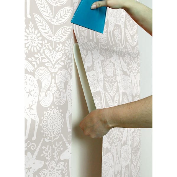 Chalk Stamp Peel & Stick Wallpaper