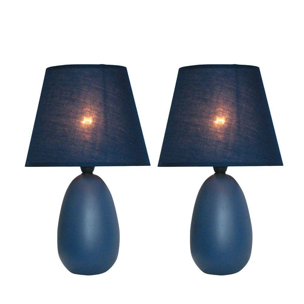 simple designs mini egg oval ceramic table lamp