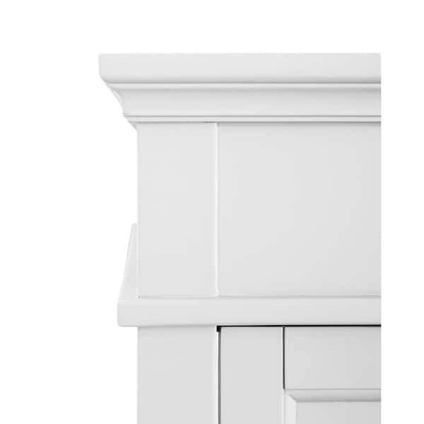 Home Decorators Collection - Ashburn 60 in. W x 21.63 in. D x 34 in. H Bath Vanity Cabinet without Top in White