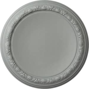 19-1/2" x 1-3/4" Carlsbad Urethane Ceiling Medallion (Fits Canopies upto 14-1/4"), Primed White