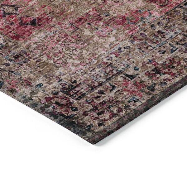 Chantille Machine Washable Indoor/Outdoor Abstract ACN2170 Pink 2 ft. 6 in. x 3 ft. 10 in. Area Rug