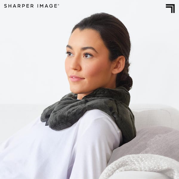 Sharper Image Heated Pain Relief Wrap Neck 1014945 - The Home Depot