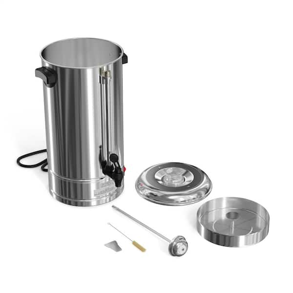 100 Cup Stainless Steel Coffee Urn - Premium Commercial Double
