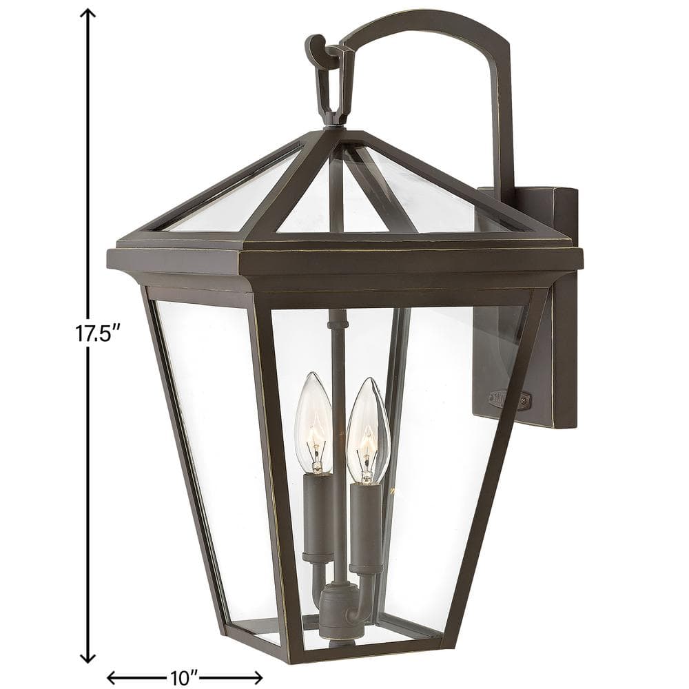 Alford Place Classic Oil Rubbed Bronze 2-Light Outdoor Wall Sconce