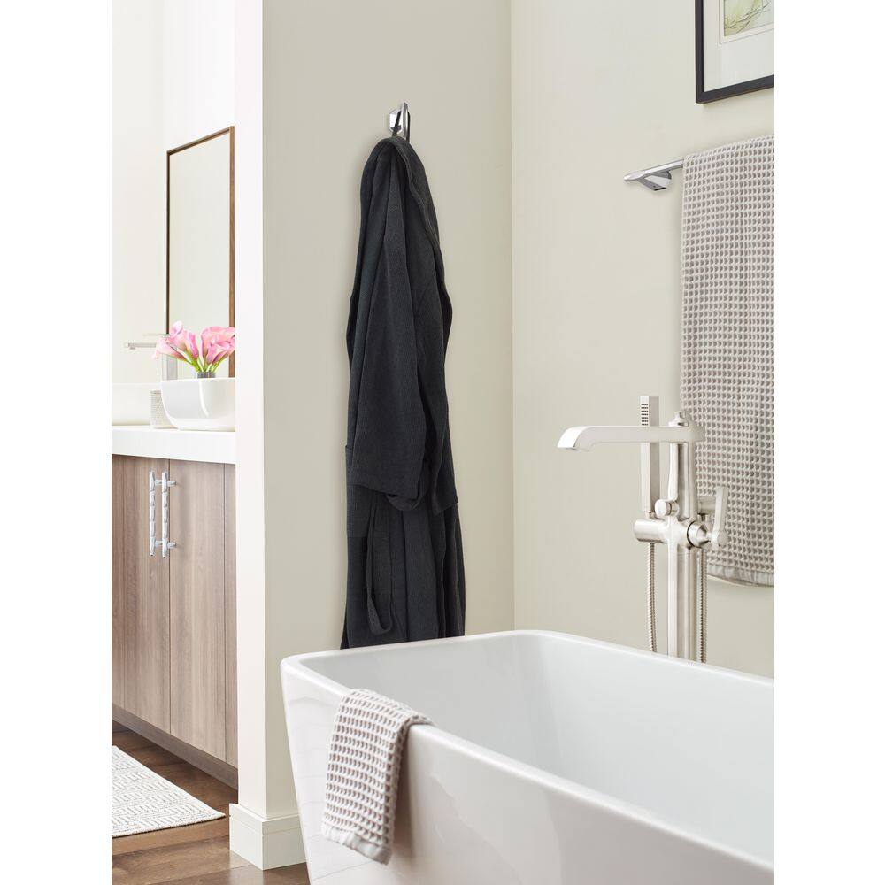 St. Vincent Chrome Single Prong Robe Hook