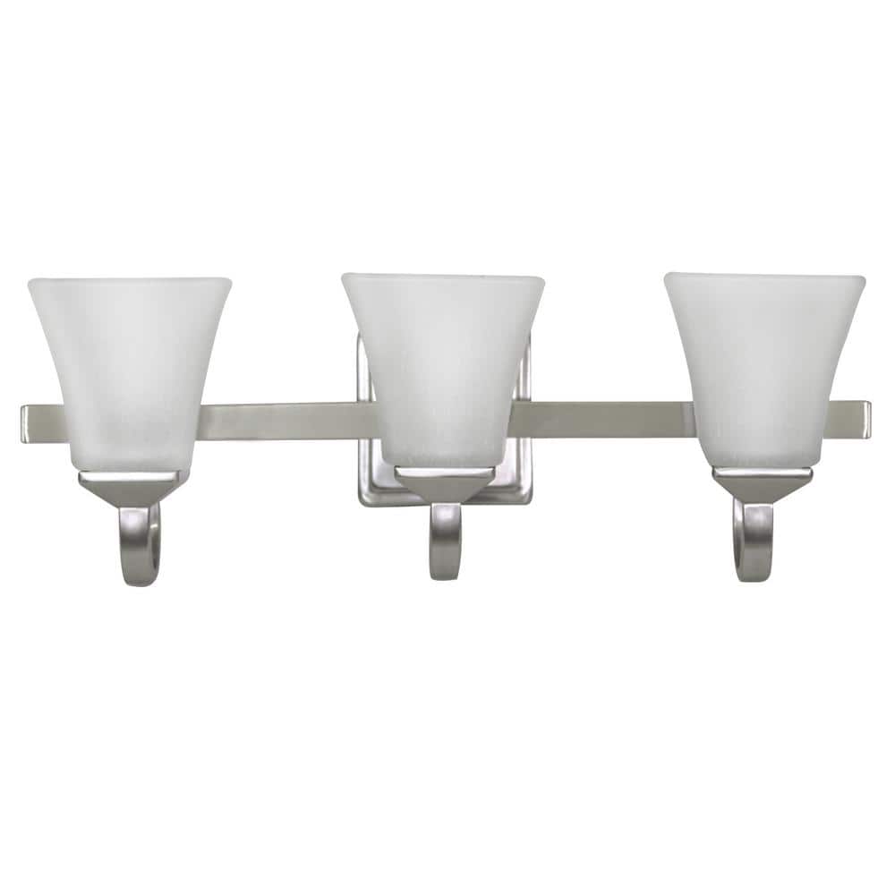 Torino 3-Light Satin Nickel Vanity Light price history on PriceWatchPro