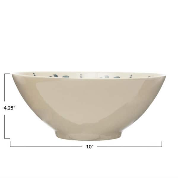 Rimmed Serving Bowl Set, Stoneware