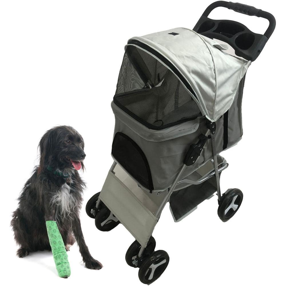 Large Pet Dog Stroller, Dog Strollers for Large Dogs, Luxury Pet Dog Pram  Pushchair 4 Wheel Pet Gear Pet Stroller for Cat, Dog and More, Foldable