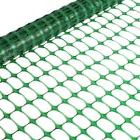 Deals on BOEN 4 ft. x 100 ft. Green Construction Snow/Safety Barrier Fence