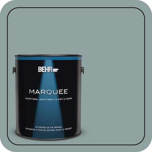 BEHR MARQUEE 1 gal. #N440-4 October Sky Satin Enamel Exterior Paint & Primer