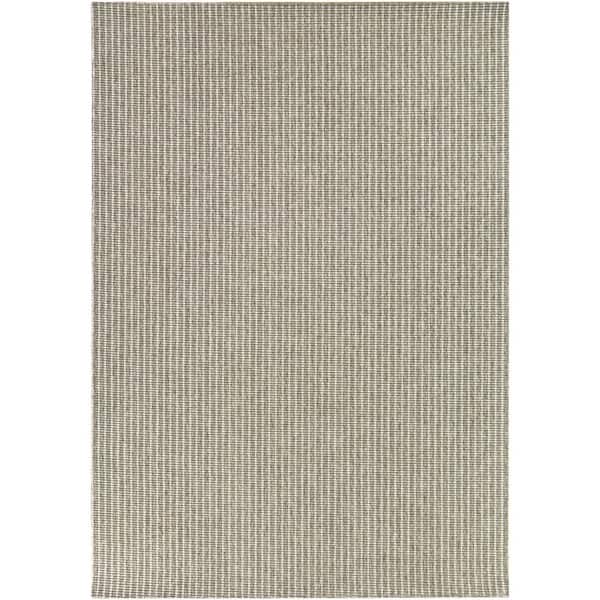 Darren White/Cream 5 ft. x 7 ft. Area Rug