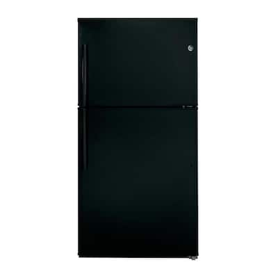 21.1 cu. ft. Top Freezer Refrigerator in Black, ENERGY STAR