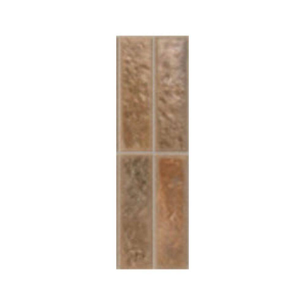 Spanish Villora Brown 4 in. x 12 in. Glazed Zellige Look Porcelain Wall Tile Sample price history on PriceWatchPro