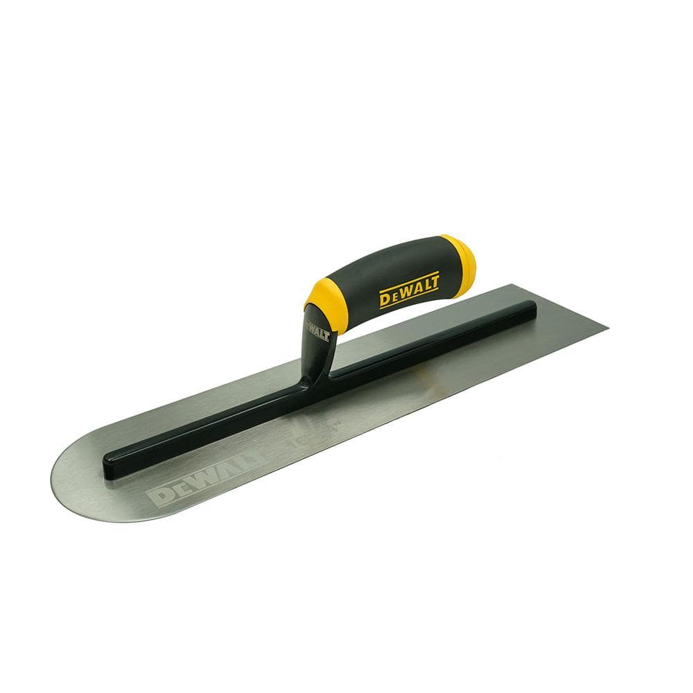 16 in. x 4 in. Round-Front Carbon Steel Finishing Trowel