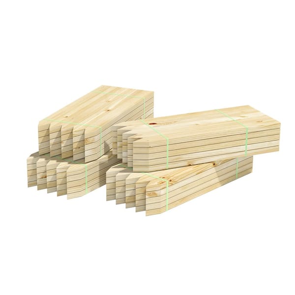 16 in. Cedar Wood Garden Stake (128-Pack)