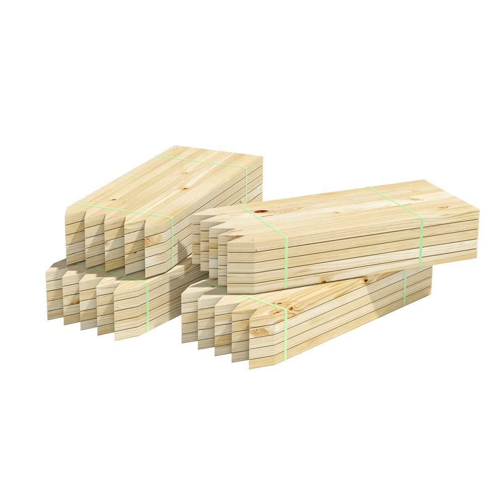 Cedar 16-Inch Garden and Survey Stakes Pack