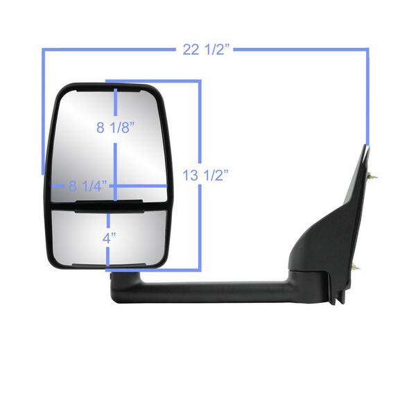 K Source Driver Side Mirror - 03-23 Chevy Express/GMC Savana Full