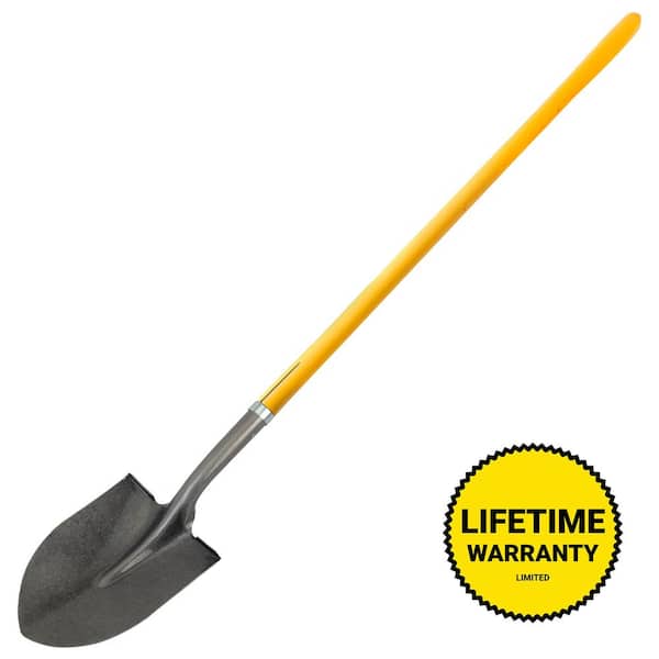 48 in. ERGO POWER Fiberglass Handle Heavy-Duty Round Point Shovel