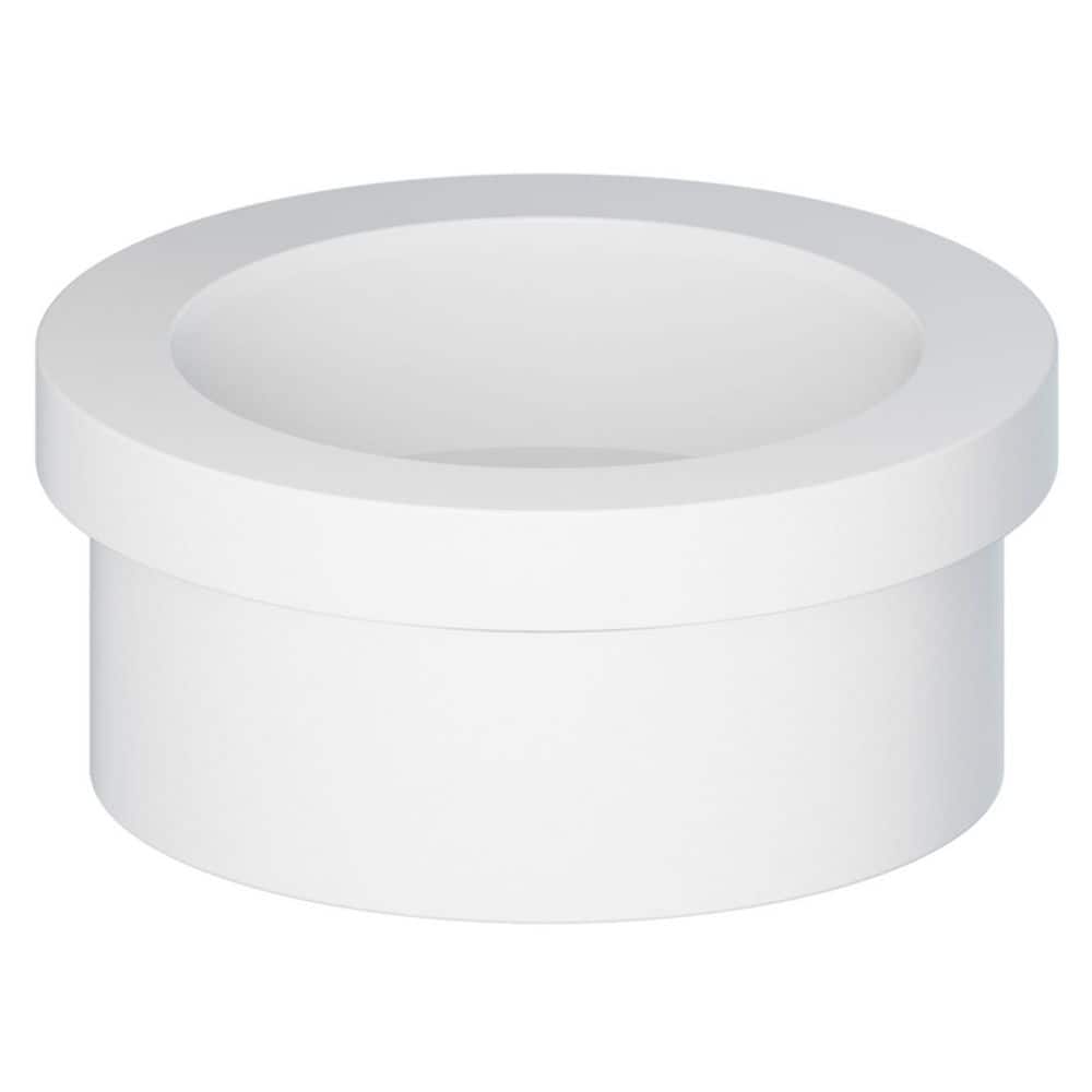 4 in. x 3 in. White PVC DWV Flush Bushing, Hub x Spigot Reducing Fitting for Drain, Waste & Vent System (30-Pack) price history on PriceWatchPro