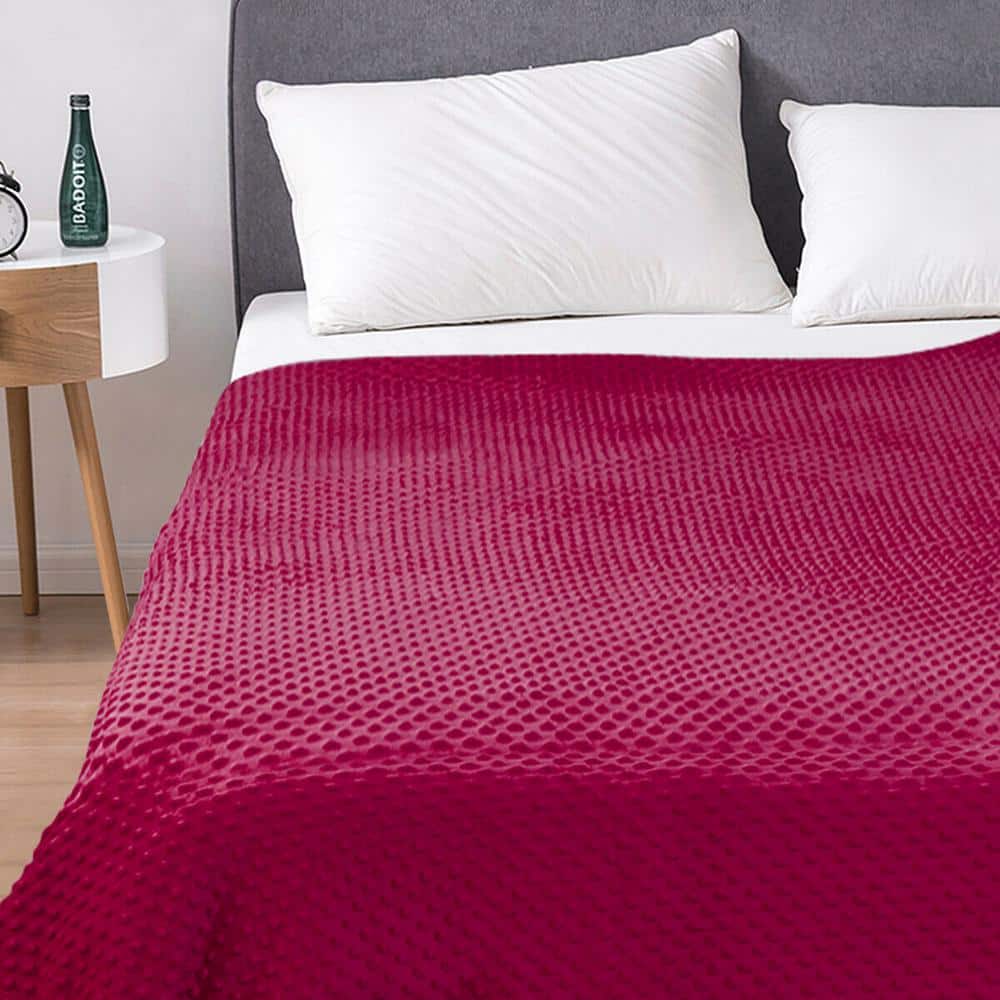 Pink Cotton 20 lb Weighted Blanket Set with Duvet Covers