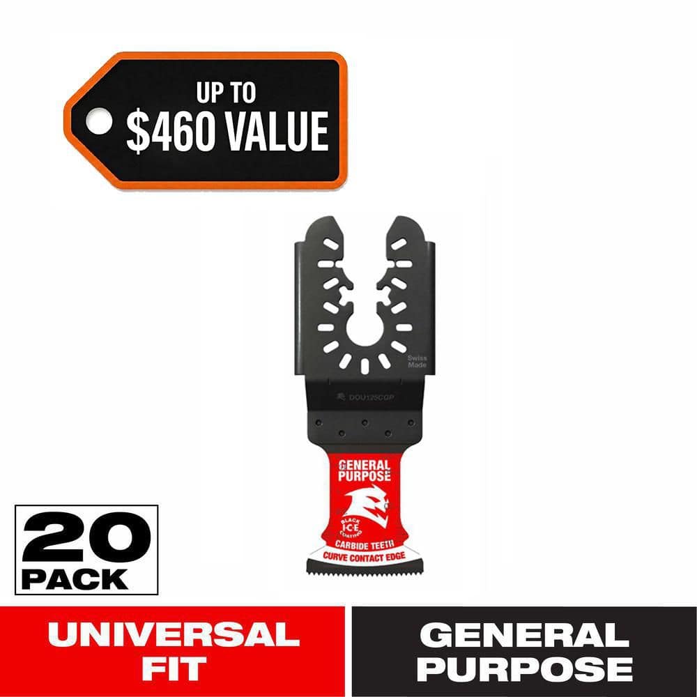 1-1/4 in. AMPED Demo Demon Universal Fit Carbide Teeth Oscillating Blade for General Purpose (20-Pack) price history on PriceWatchPro
