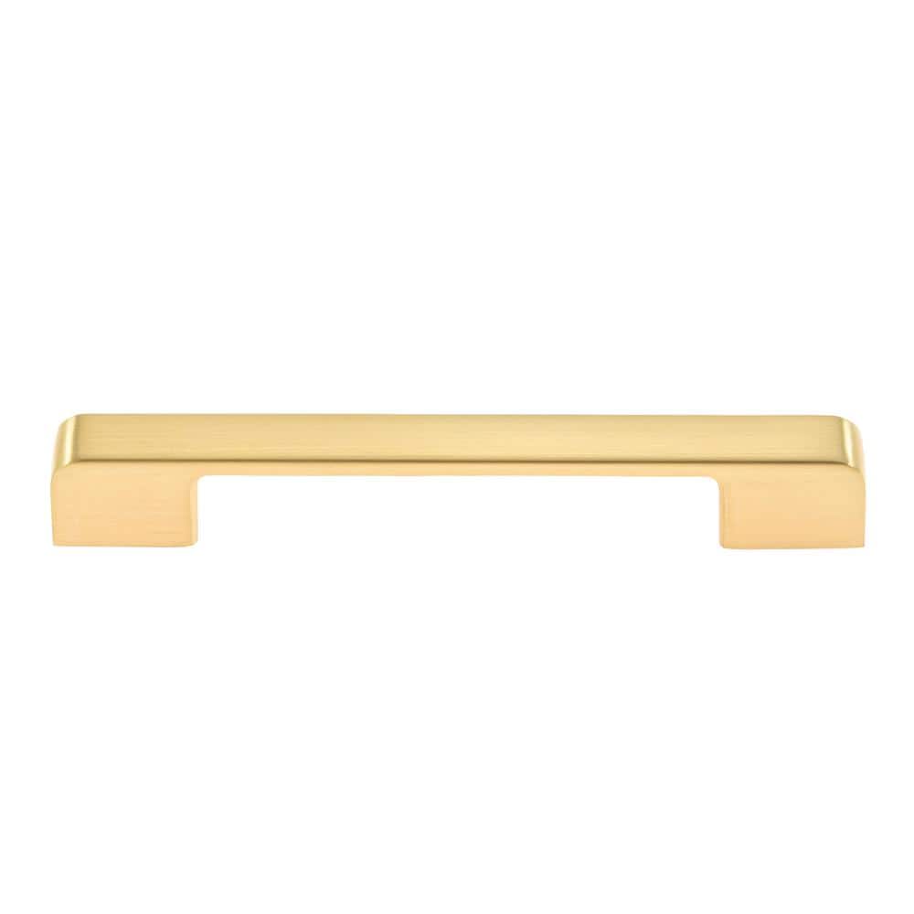 5 in. (128 mm) Center to Center Brushed Brass Zinc Drawer Pull price history on PriceWatchPro