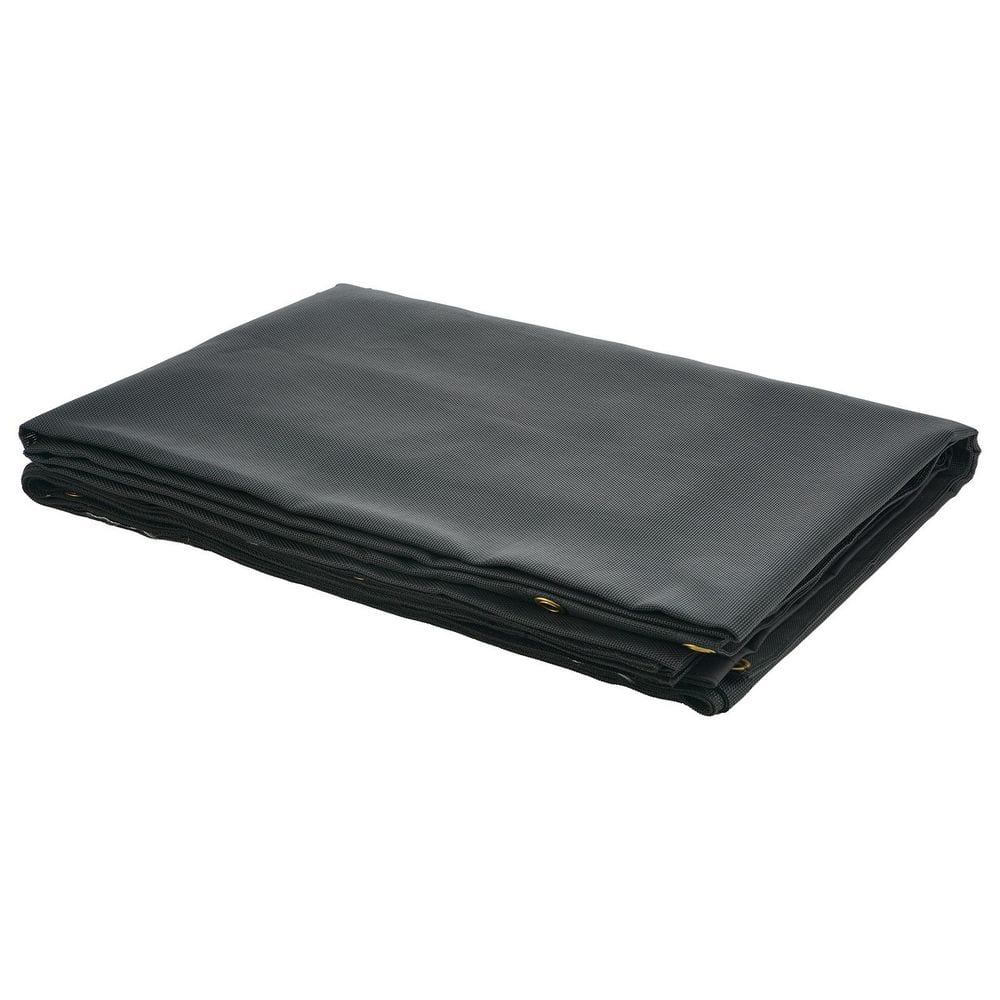 7. 5 x 18 ft. Dump Truck Mesh Tarp, PVC Coated Black Heavy Duty Cover with 5.5 in. 18 oz. Double Pocket, Grommets, Rope price history on PriceWatchPro