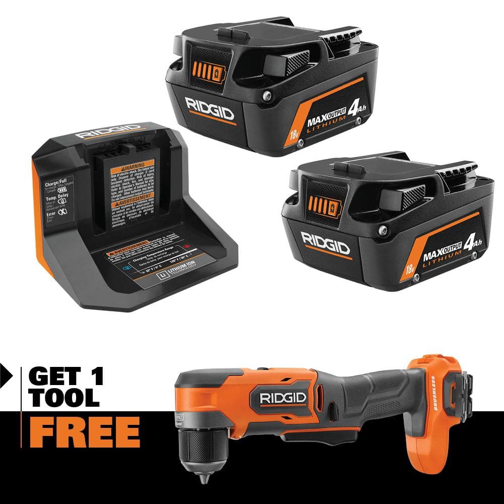 Reviews For RIDGID 18V Max Output 2 4 0Ah Battery And Charger With