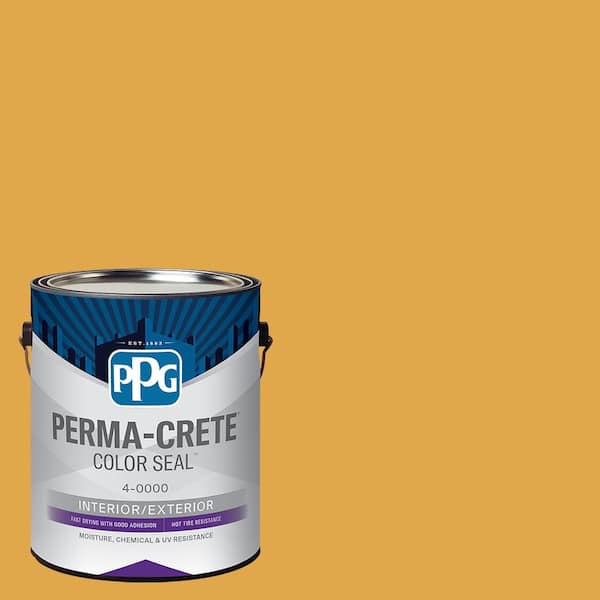 Perma-Crete Color Seal 1 gal. PPG1209-6 Brass Mesh Satin Interior/Exterior Concrete Stain
