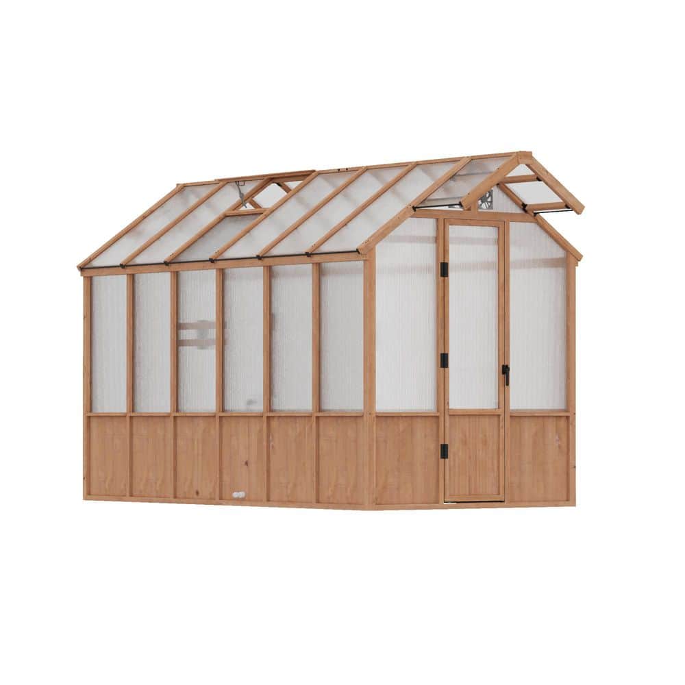 Ultra Series 8x12 ft. Wooden Greenhouse with Premium Cedar Frame price history on PriceWatchPro