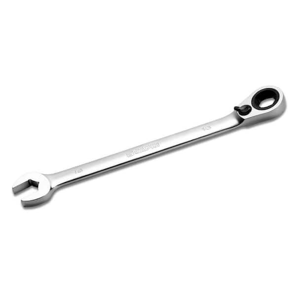 Capri Tools 16 mm 6-Point Long Pattern Reversible Ratcheting Combination Wrench