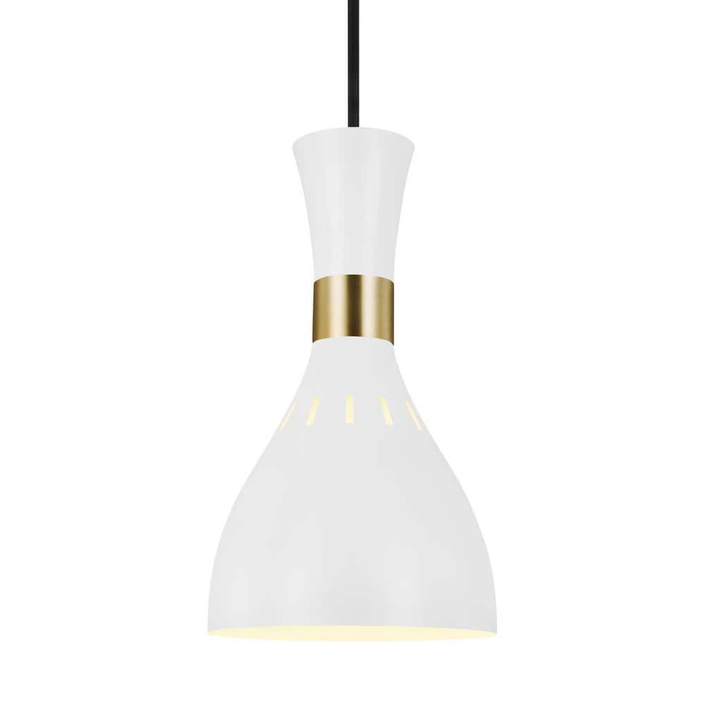 Ellen DeGeneres Joan Matte White Mini Globe Pendant Light