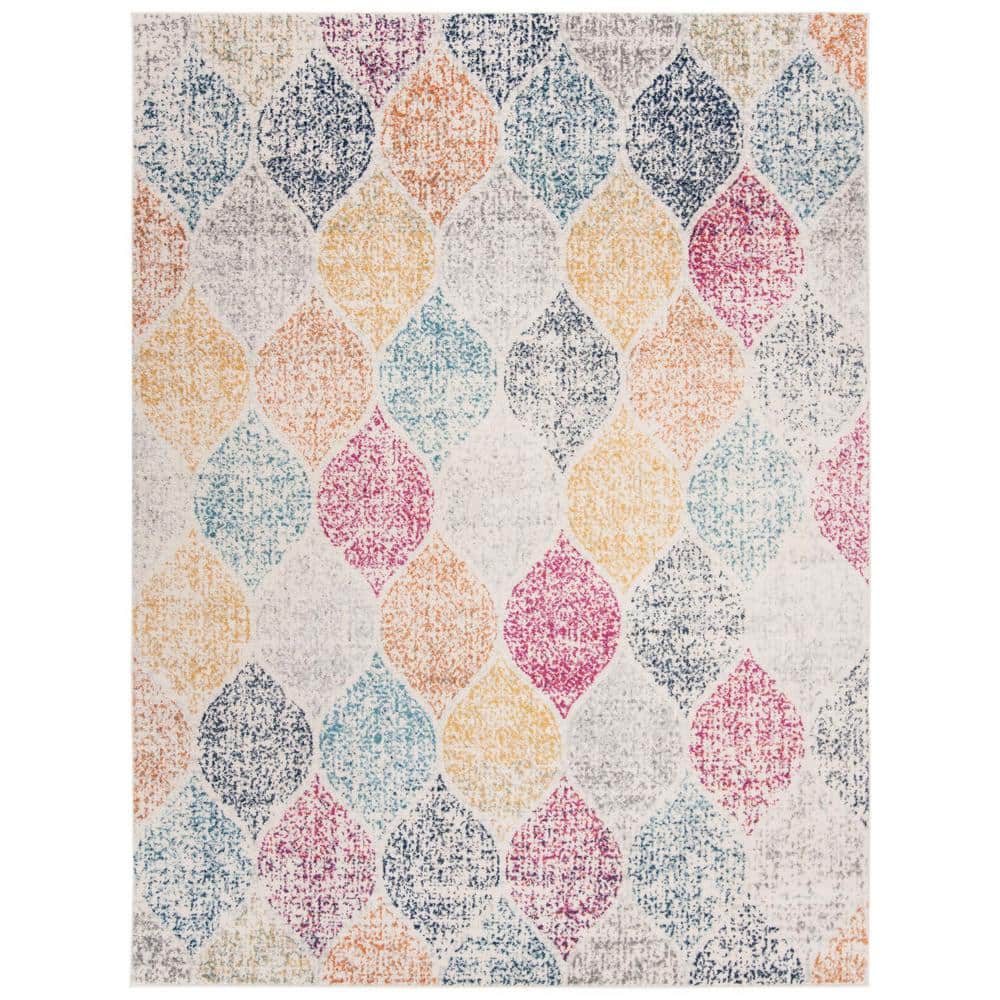 Madison Cream/Yellow 10 ft. x 14 ft. Medallion Geometric Area Rug price history on PriceWatchPro