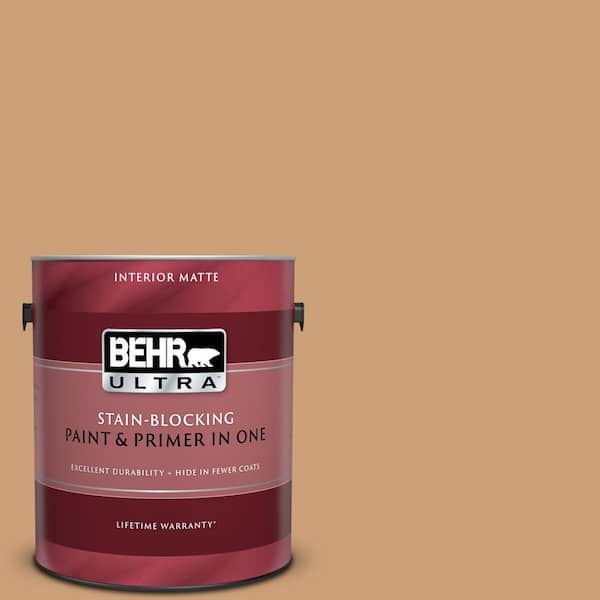 BEHR ULTRA 1 gal. #UL140-19 Kenya Matte Interior Paint and Primer in One