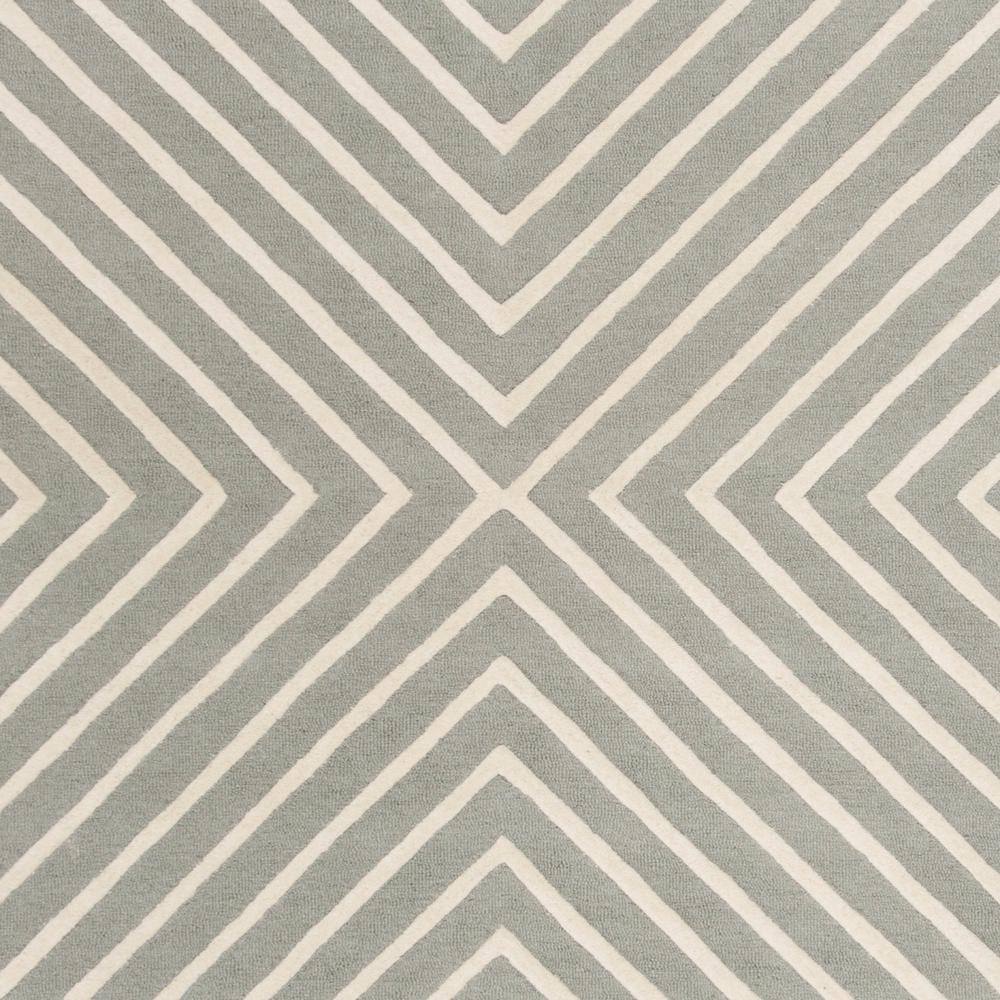 Ivory Tufted Wool Square Kids Rug, 8' x 10'