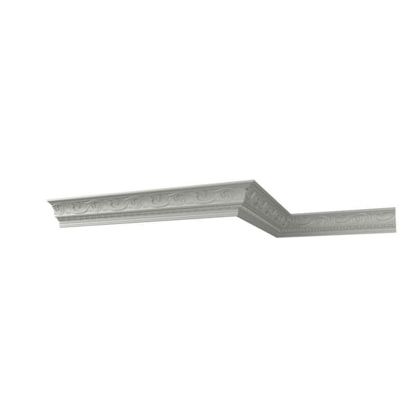 Ekena Millwork Sylvia 4.625 in. D x 5.25 in. W x 12 in. L Polyurethane Crown Moulding Sample