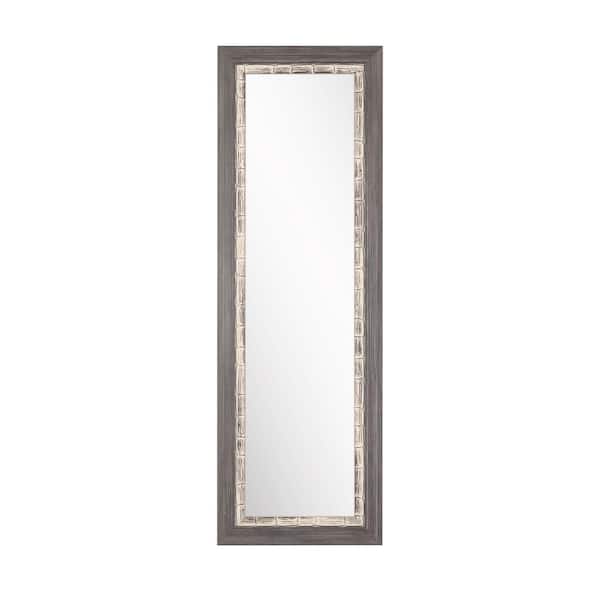 BrandtWorks Large Rectangle Grey Classic Mirror (55 in. H x 21.5 in. W)